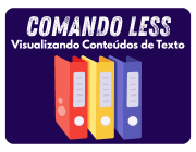 Comandos less linux para visualizar arquivos de logs