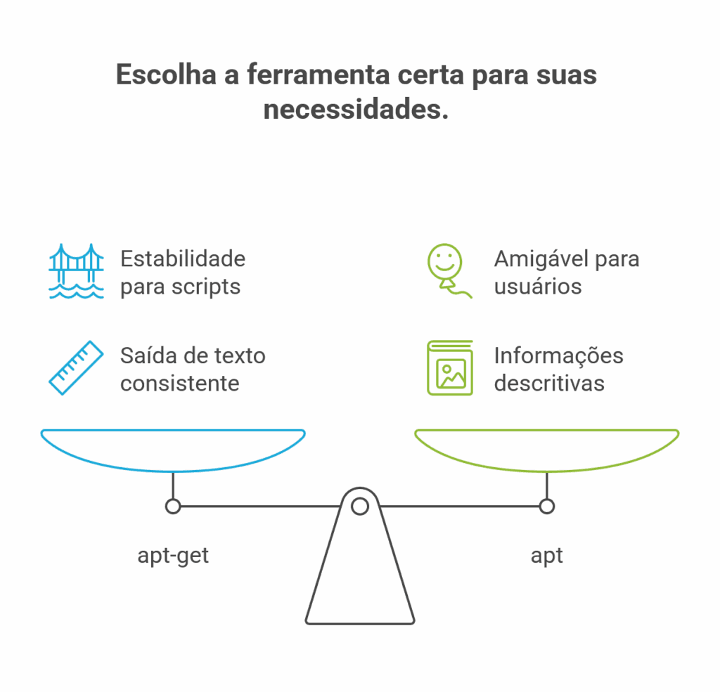 Principais diferenças práticas: