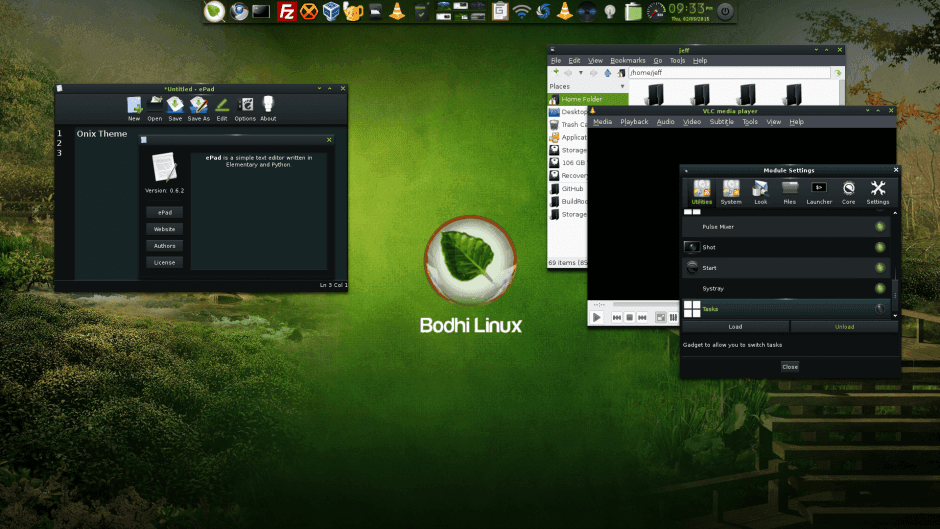 Bodhi: Distro Linux Leve